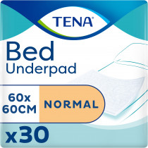Пеленки влаговпитывающие TENA Normal, 60*60см., 30шт/уп. (7322540525427)