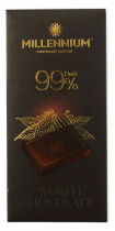 Шоколад черный "Millennium Favorite" Dark 99%, 100гр.