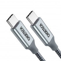 Кабель USB Type-C - Type-C, PD 100W, 1,8м., (XCC-1002), серый
