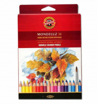 Карандаши акварельные, 36цв. MONDELUZ 3719