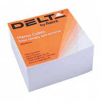 Блок для записи клееный 90*90*30мм., Delta (D8004) белый