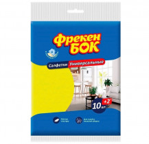 Салфетки вискозные универсальные, 30*38см., 10+2шт./уп.